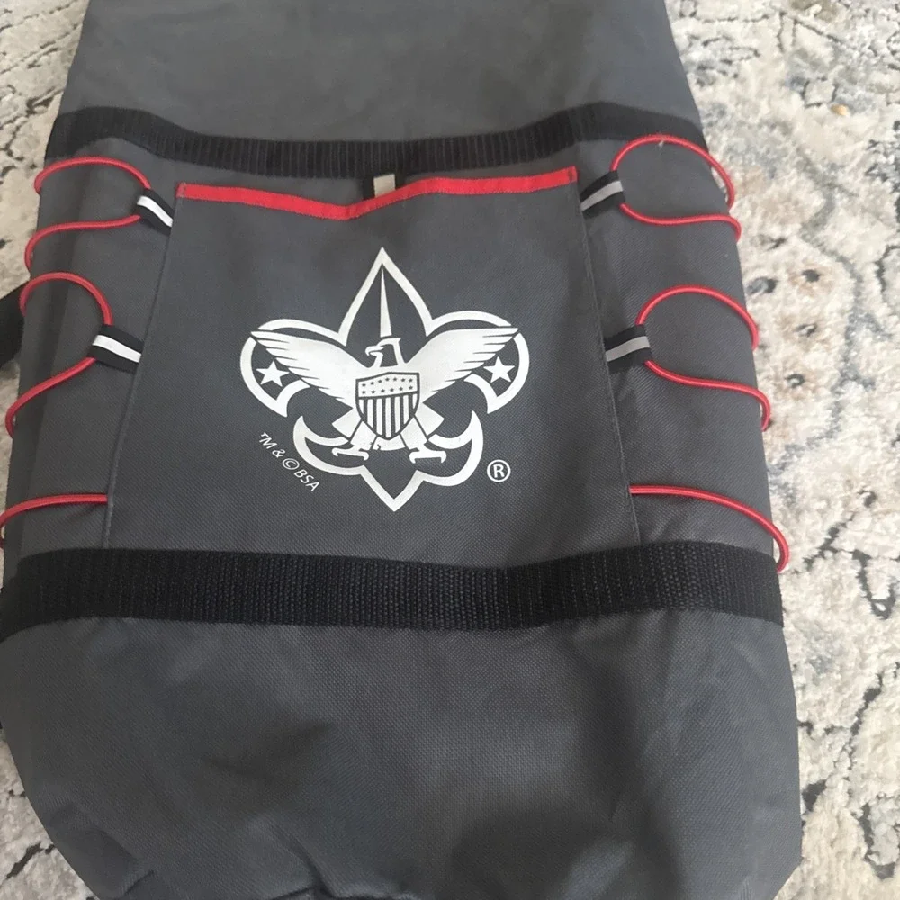 Boy Scouts of America Roll Top Duffle Backpack EUC
